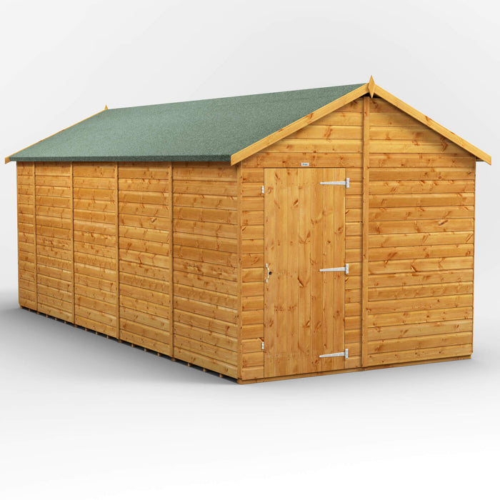 Power Garden Shed 188PAW Golden Brown 18x8