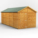 Power Garden Shed 188PAW Golden Brown 18x8