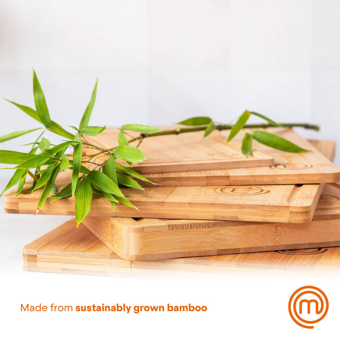 MasterChef Chopping Boards Bamboo 38.5 x 27.5 cm / 34 x 23.5 cm