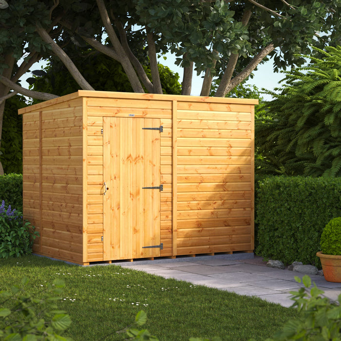 Power Garden Shed 86PPW Golden Brown 8x6