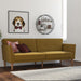 Novogratz 3 Seat Sofa MUSTARD LINEN Linen 2,044.70 (W) x 825.50 (D) x 850.90 (H) mm