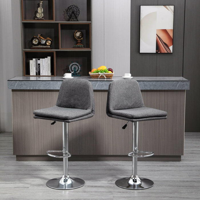 HOMCOM Bar Stool 835-601V70 Grey