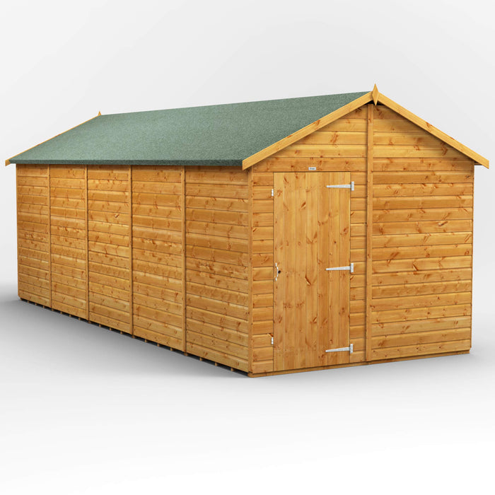 Power Garden Shed 208PAW Golden Brown 20x8