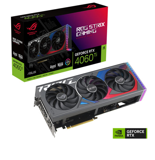 ASUS ROG Strix GeForce RTX 4060 Ti 16GB - Advanced Edition - graphics card - GeForce RTX 4060 Ti - 16 GB GDDR6 - PCIe 4.0 - HDMI, 3 x DisplayPort