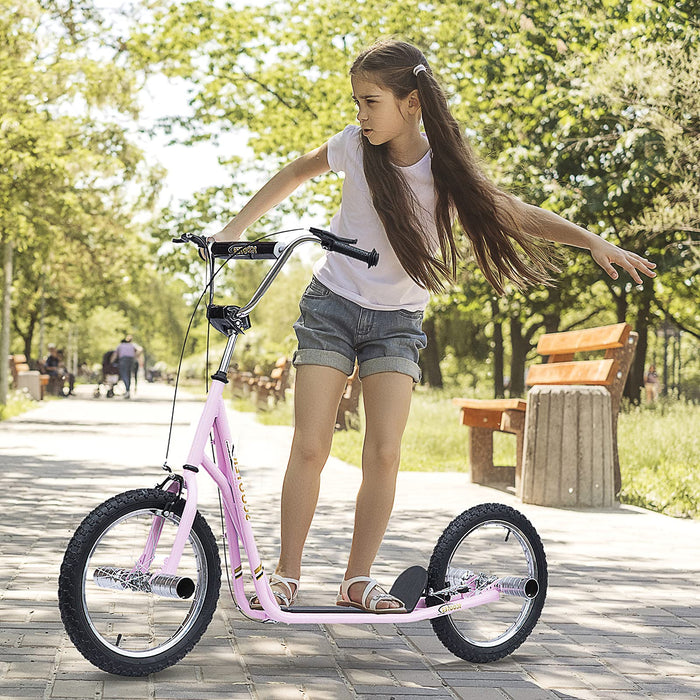 HOMCOM Kids Stunt Scooter 53-0017 Black, Pink