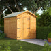 Power Garden Shed 86PAWDD Golden Brown 8x6