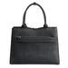 SOCHA Ladies Laptop Bag Straight Line Black 15.6 Inch Synthetic Leather Black 42 x 13 x 31.5 cm