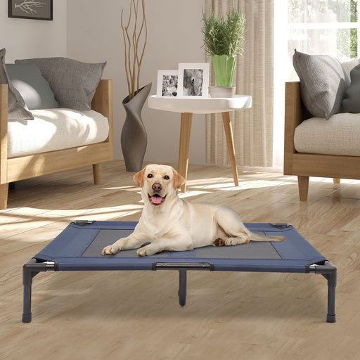 PawHut Pet Bed Blue, Black 762 mm x 915 mm x 180 mm