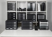 Exacompta Drawer Unit with 10 Drawers Modulo Plastic Black, Grey 28.8 x 35 x 32 cm