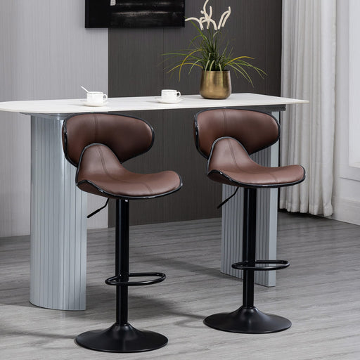 HOMCOM Bar Stool 835-731V70BN Brown