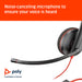 Poly Blackwire 3210 Office USB-A Wired Headset