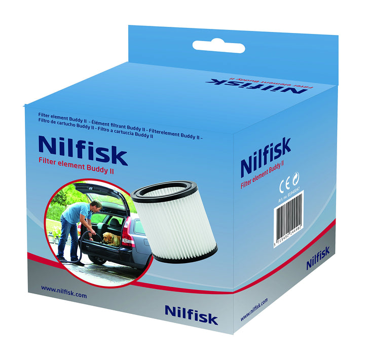 Nilfisk Vacuum Cleaner Filter Buddy II White