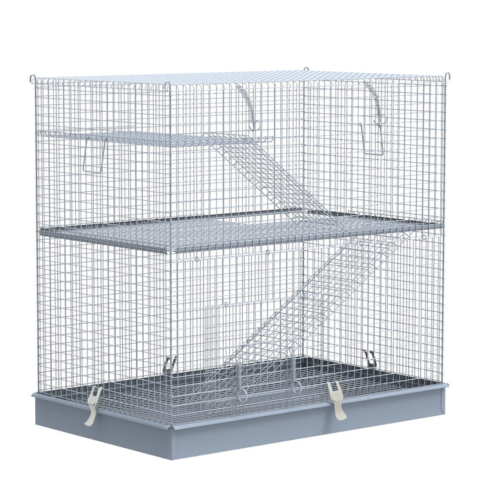 PawHut Reptile Cage Grey 445 mm x 715 mm x 690 mm