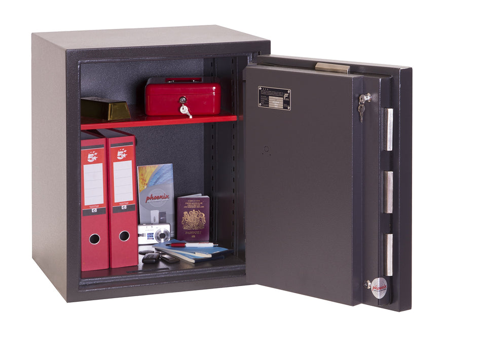 Phoenix Security Safe with Key Lock HS2052K 69L 650 x 520 x 500 mm Grey