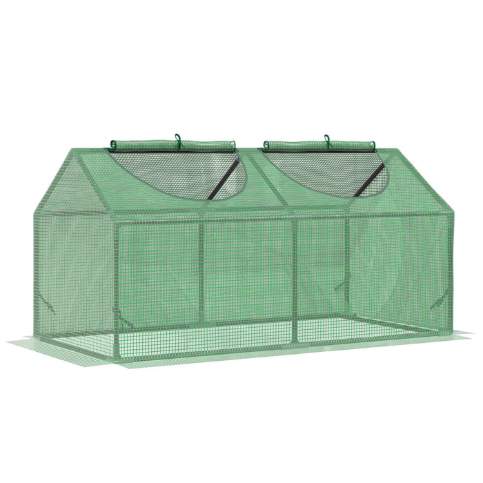 OutSunny Greenhouse Outdoors Waterproof Teal 600 mm x 1200 mm x 600 mm