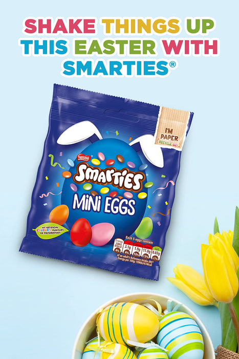 Nestle Smarties Mini Eggs 80G Pk12