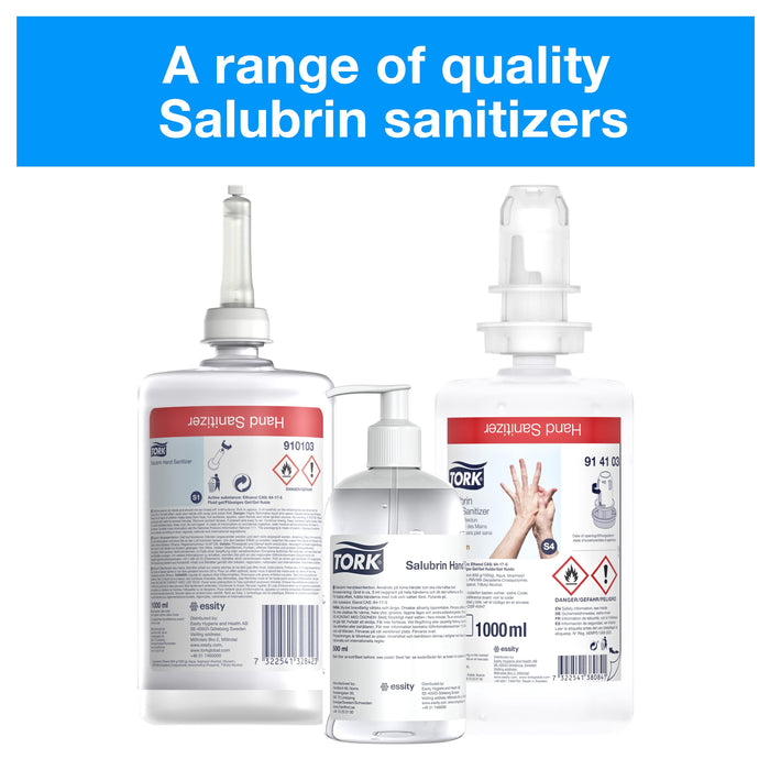 Tork Hand Sanitiser Salubrin 70 Percent 500ml