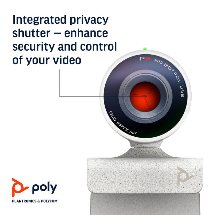 POLY Studio P5 Video Conferencing USB-A 1080p HD Webcam