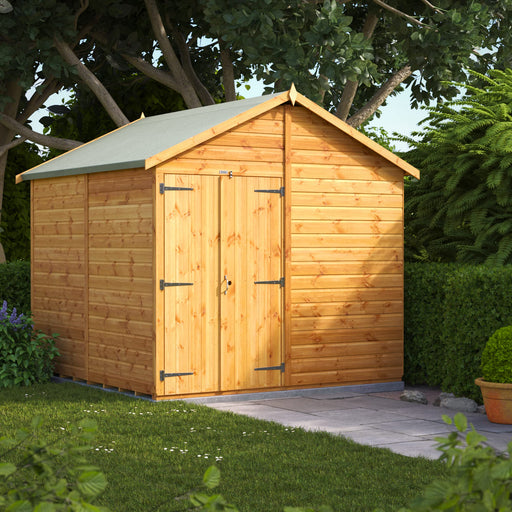 Power Garden Shed 88PAWDD Golden Brown 8x8