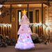 HOMCOM Christmas Tree Inflatable White 75 x 180 cm