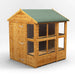 Power Garden Shed 66PAPS Golden Brown 6x6