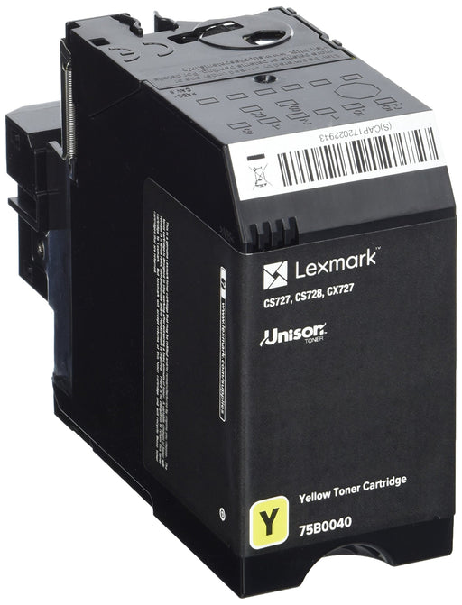 Lexmark Original Toner Cartridge 75B0040 Yellow