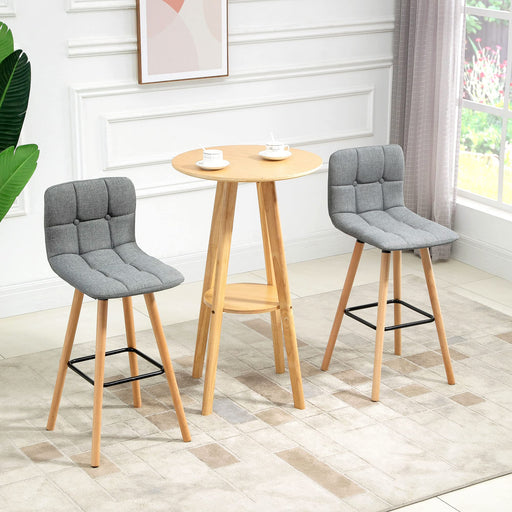 HOMCOM Bar Stool 835-530V70 Grey