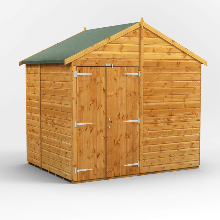 Power Garden Shed 68PAWDD Golden Brown 6x8