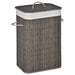 HOMCOM Laundry Basket Grey