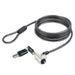 StarTech.com 2m Laptop Cable Lock Compatible With Noble Wedge