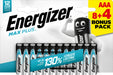 Energizer Alkaline Batteries Max Plus AAA LR03 1200 mAh 1.5 V Pack of 12