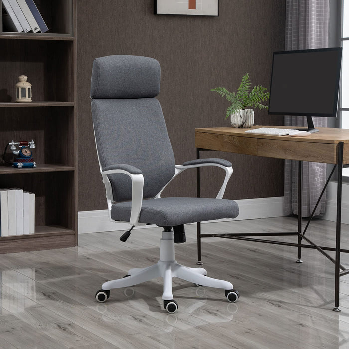 Vinsetto Office Chair with High Back Grey