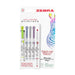 Zebra Mildliner Highlighter Assorted Broad Chisel 4 mm Non Refillable Pack of 5