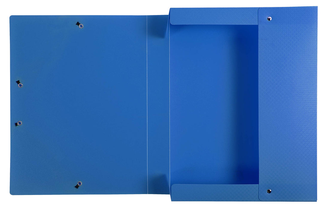 Exacompta Filing Box 59782E A4 Blue Polypropylene 25 x 33 cm Pack of 8