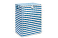 ARPAN Laundry Basket PP-9348LM Polypropylene Blue, White 23.9 cm x 4.9 cm