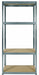 Nautilus Designs Garage Shelving - Boltless Model: 13498 Steel Silver