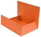 Exacompta 3 Flap Folder 56409E A4 Orange Glossy Card 24 x 32 cm Pack of 25