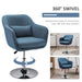 HOMCOM Swivel Chair for Lumbar Support Blue