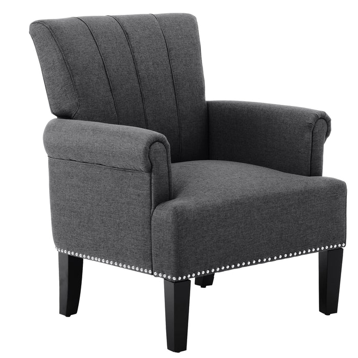 HOMCOM Armchair Grey 770 x 880 mm