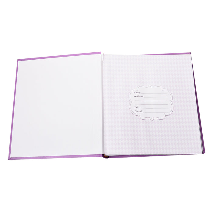 ARPAN Photo Album AL-9141-X2 120 5 x7 '' Pictures Purple Pack of 2