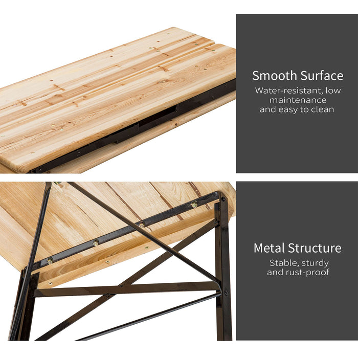 OutSunny Picnic Table 840-022 Steel