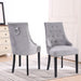 NEO Dining Chairs Non Height Adjustable Grey 2XKNOC-CHR-GREY 530 (W) x 660 (D) x 920 (H) mm Pack of 2