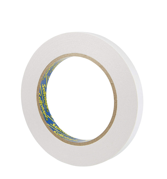 Sellotape Double Sided Tape 12mm x 33m White