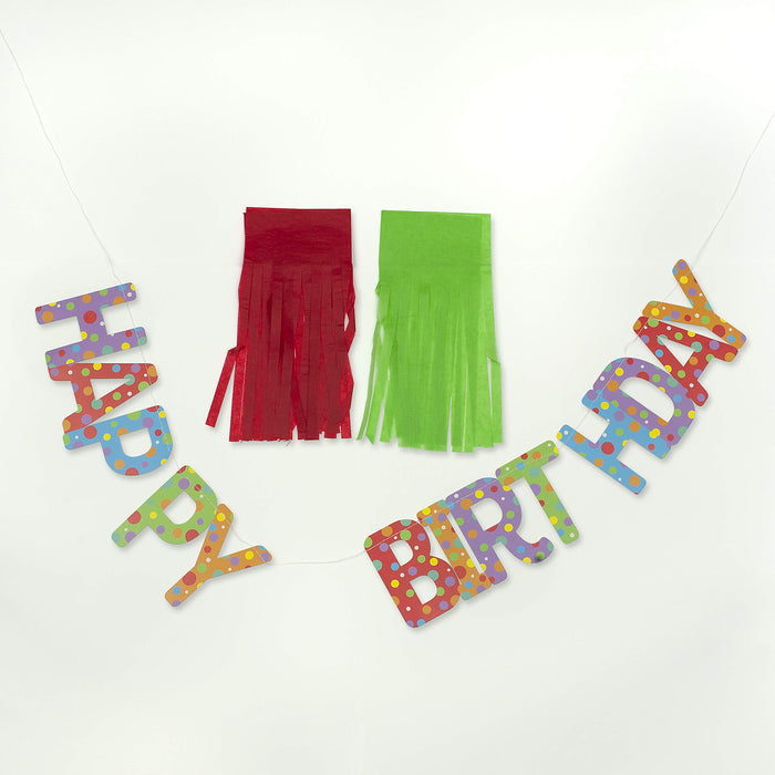 On the Wall Balloons Happy Birthday Multicolour 23005 Set of 3