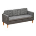 HOMCOM 3 Seater Sofa Grey 620 x 820 mm