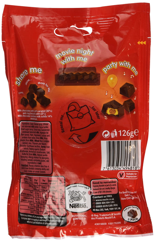 Nestlé Munchies Milk Chocolate Bag No Artificial Colours, Flavours or Preservatives 104g