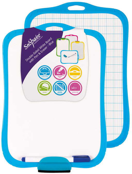 Snopake Whiteboard Non Magnetic Melamine Double 20.5 (W) x 28.7 (H) cm