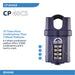 SQUIRE Combination Padlock CP40CS Hardened Steel