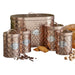 NEO Kitchen Storage Set Metal Copper Set of 5