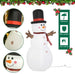 HOMCOM Christmas Snowman Inflatable Multicolour 80 x 182 cm